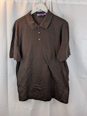 Ralph Lauren's Purple Label luxury collection polo shirt size XL in EUC